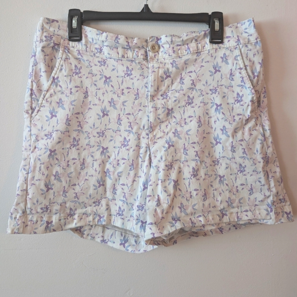 3 For $12 Clearance Jachs Girlfriend‎ Floral Print Chino Shorts - Picture 2 of 5